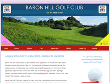 Tablet Screenshot of baronhill.co.uk